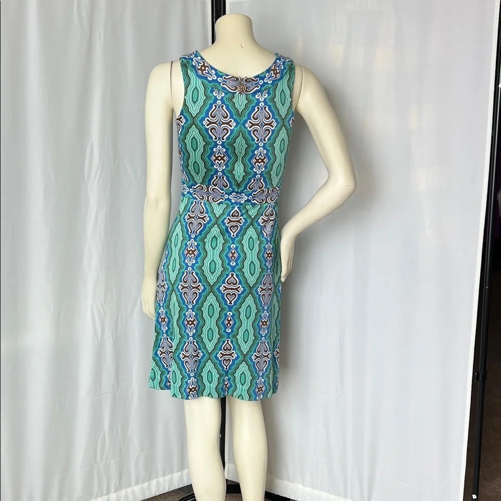 Tory Burch Vibrant Silk Mini Dress